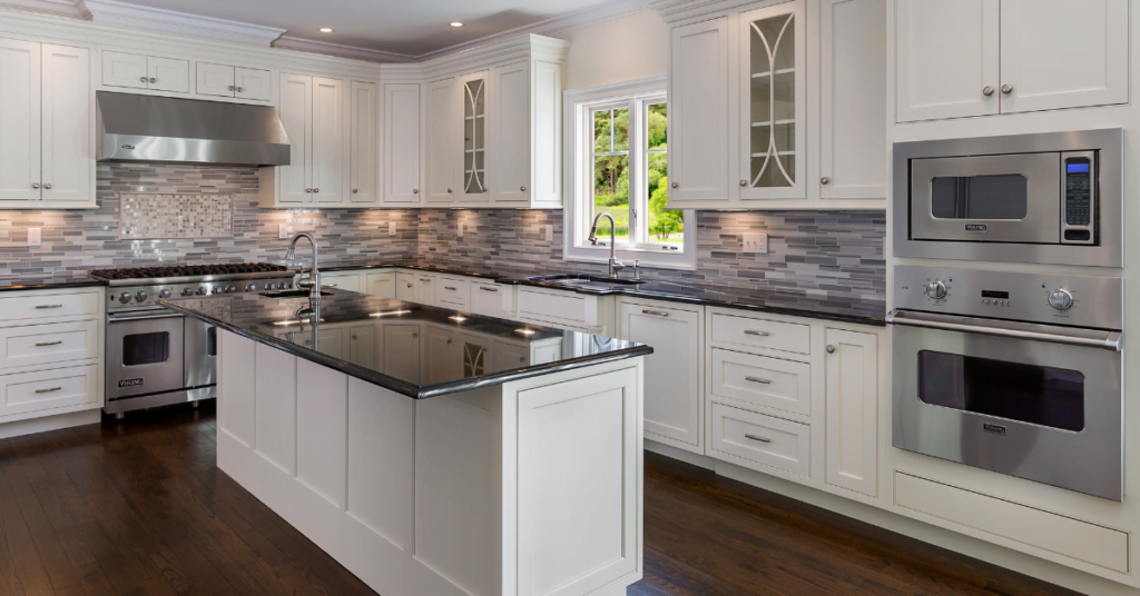 L-Shaped with Island Modular Kitchen